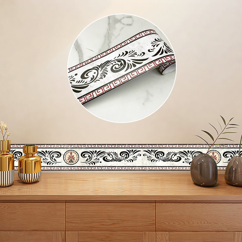Home Wall & Floor Skirting Line Stickers - Moisture & Stain Resistant PVC