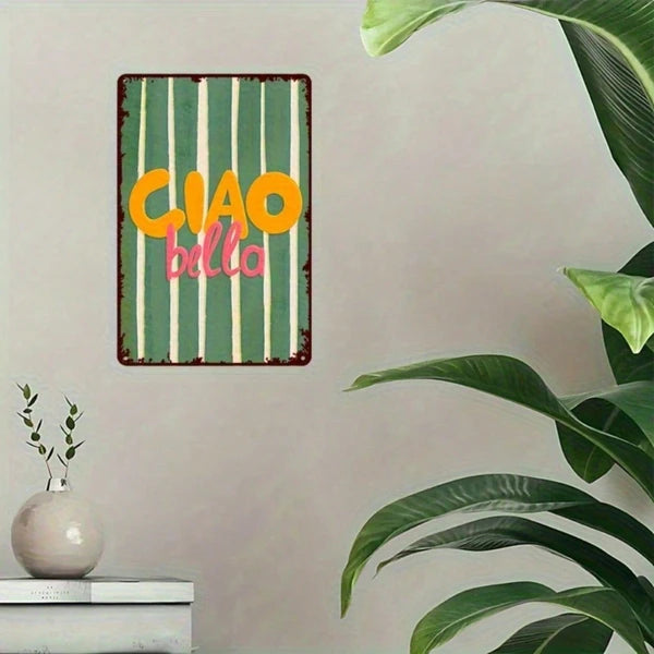 Metal Tin Sign Wall Decoration - 20 cm x 20 cm