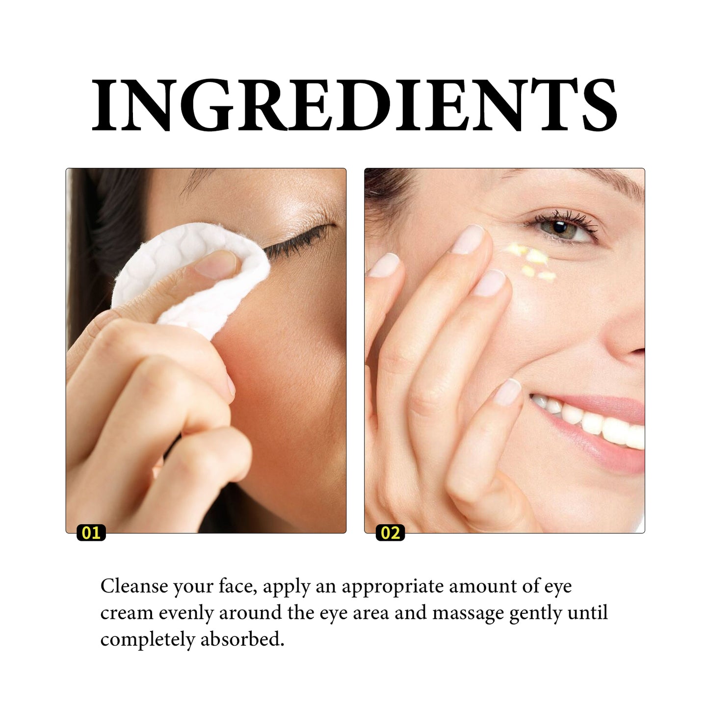 Retinol & Collagen Moisturizing Eye Cream for Dark Circles and Fine Lines
