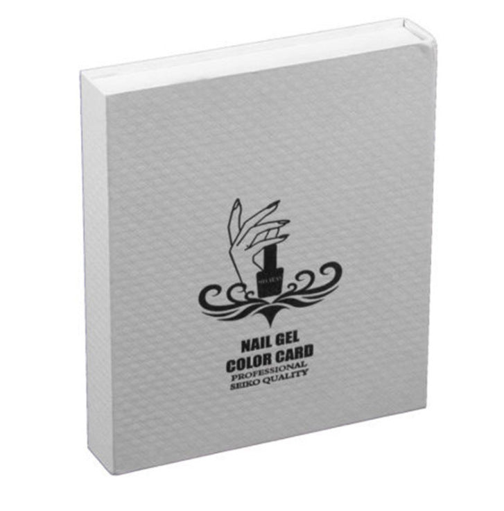Nail Polish Color Card Book - 216 Colors