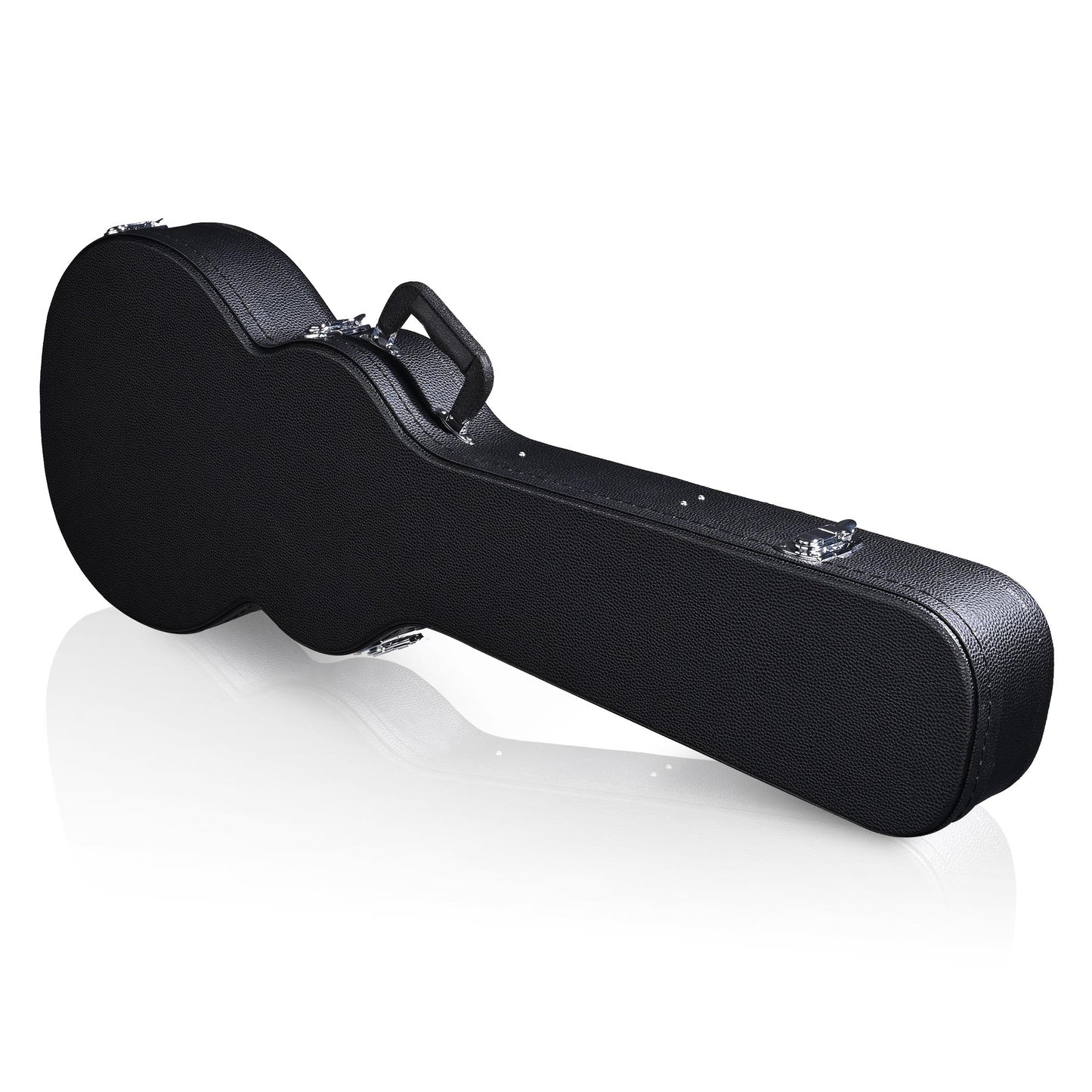 Electric Guitar Case - Hard Plywood with PU Leather - Black