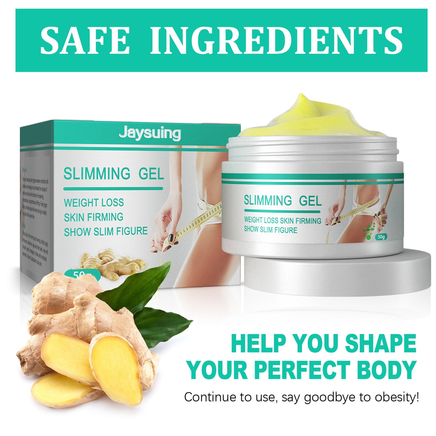 Ginger Body Firming Massage Cream - Skin Rejuvenating Body Shaping Balm