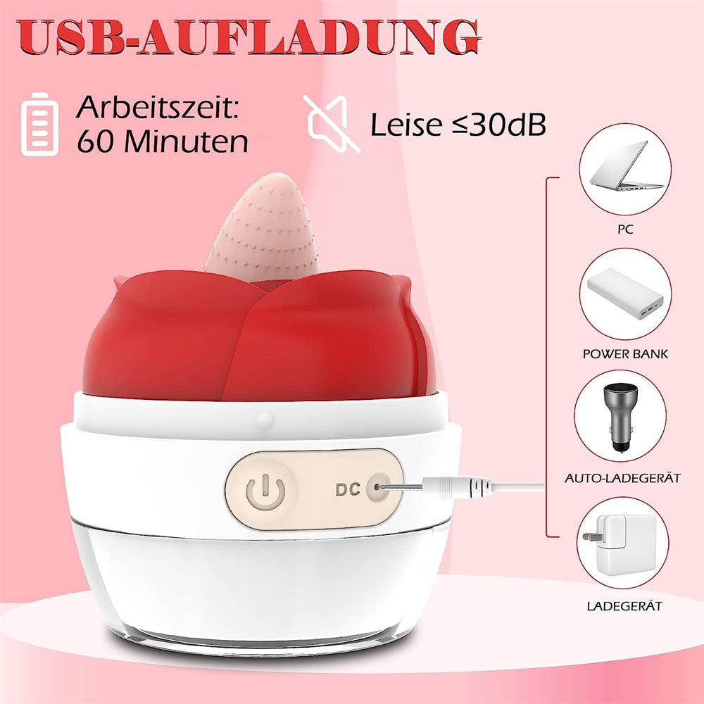 Erotic Diving Eggs Vibrator - Clitoral & Male Masturbator - Red