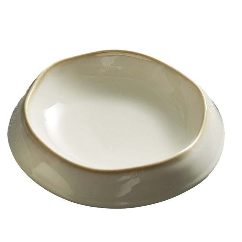 Deep Dinner Plate Set - Creative Western Style Porcelain Dinnerware