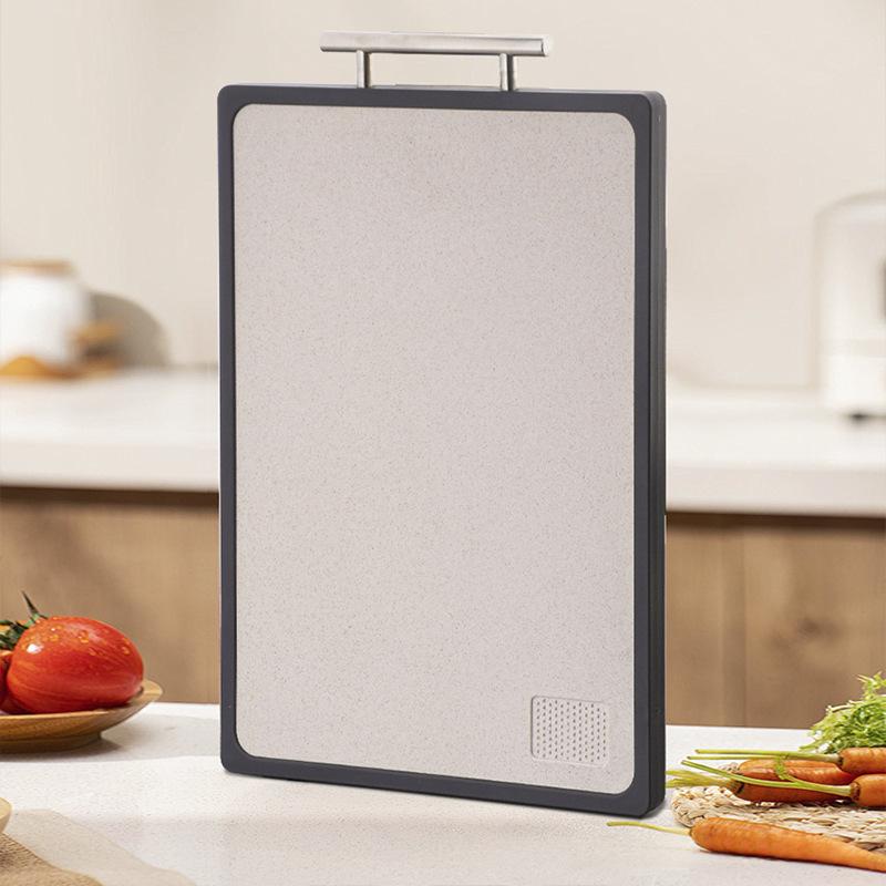 Wheat Fiber Cutting Board - Square, Mold-Resistant & Antibacterial Kitchen Utensil
