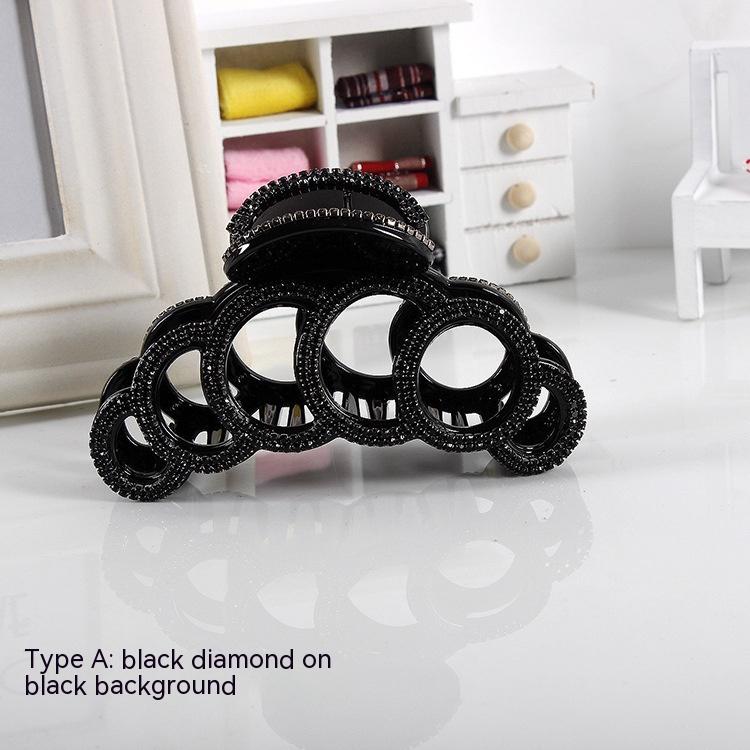 Rhinestone Hair Claw Clip - Handmade