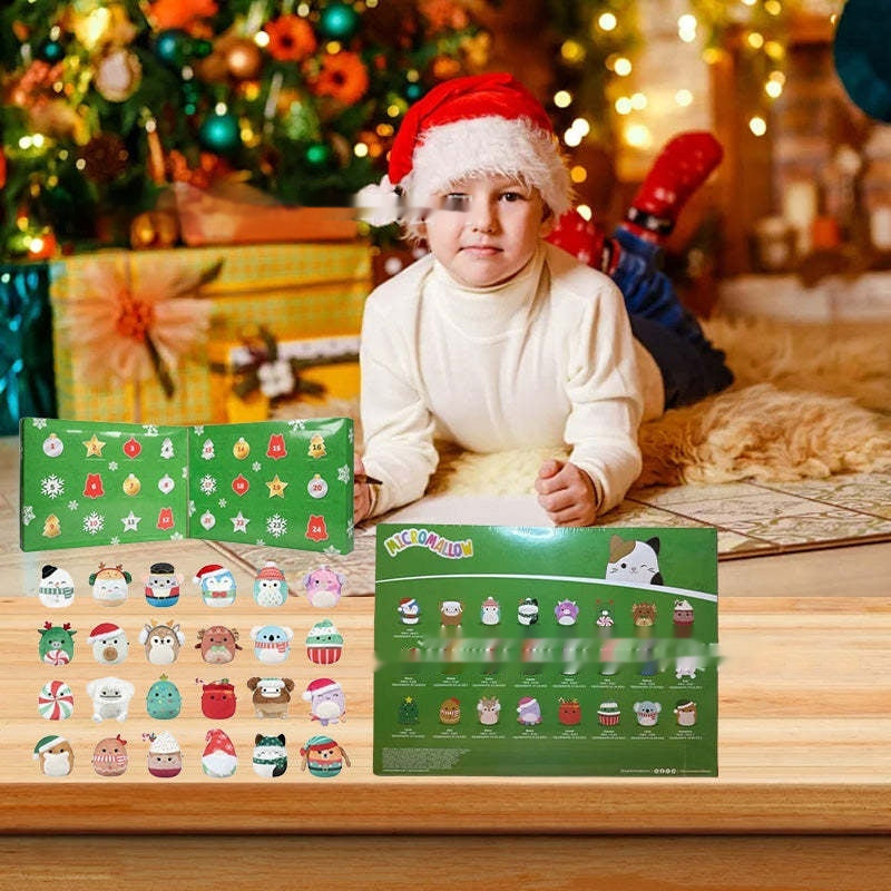 Children's Christmas Calendar Toy with Holiday Box - Kids Educational Play