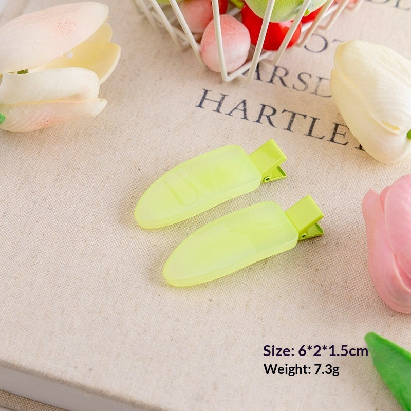 Colorful Ice Cream-Shaped Water Drop Hair Clip for Girls - Playful Hair Accessory