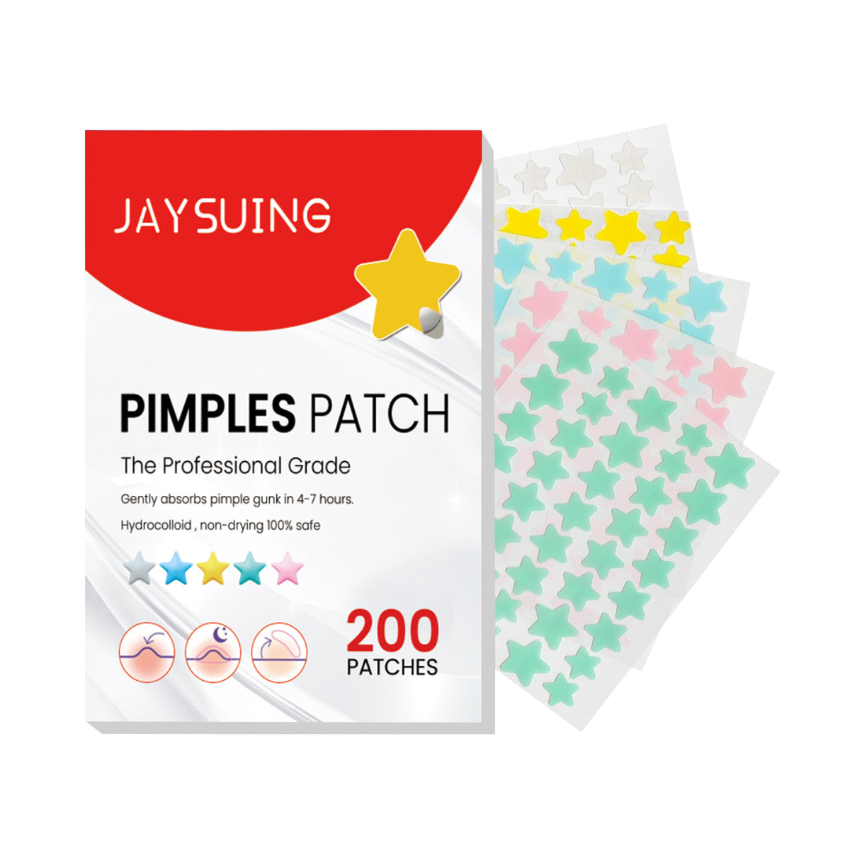 Clean Face Stickers 40 X 5 Sheets, 200pcs 1box