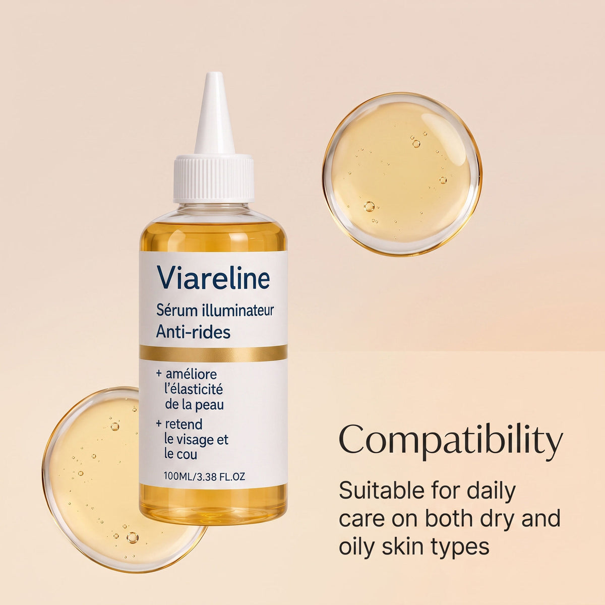 Serum Nourishes And Hydrates The Face Leaving It Dewy