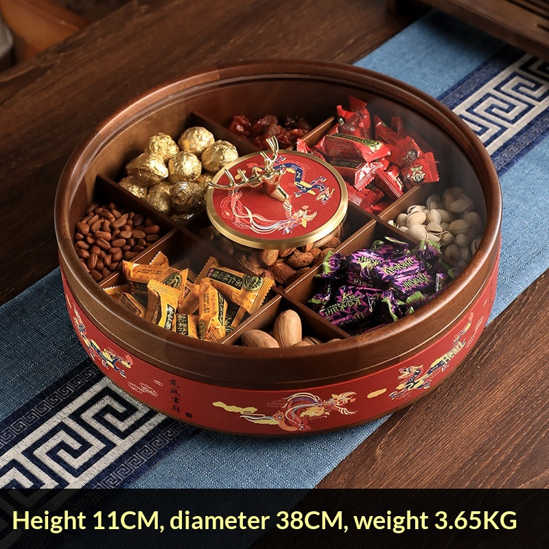 Dried Fruit Storage Box for Home Kitchen Tea Table Snack Organizer with Multiple Styles