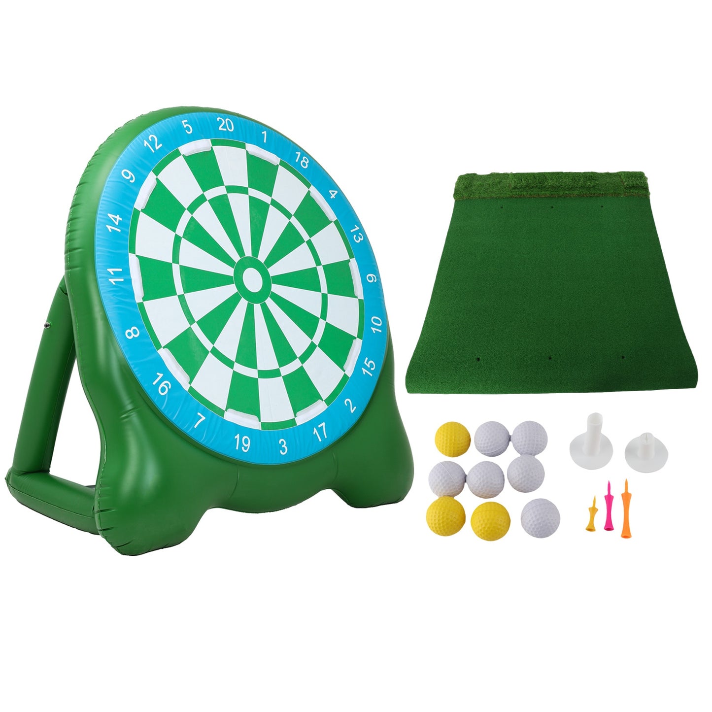 Golf Training Mat - 5x4ft Anti-Slip Hitting Turf for Indoor/Outdoor Practice