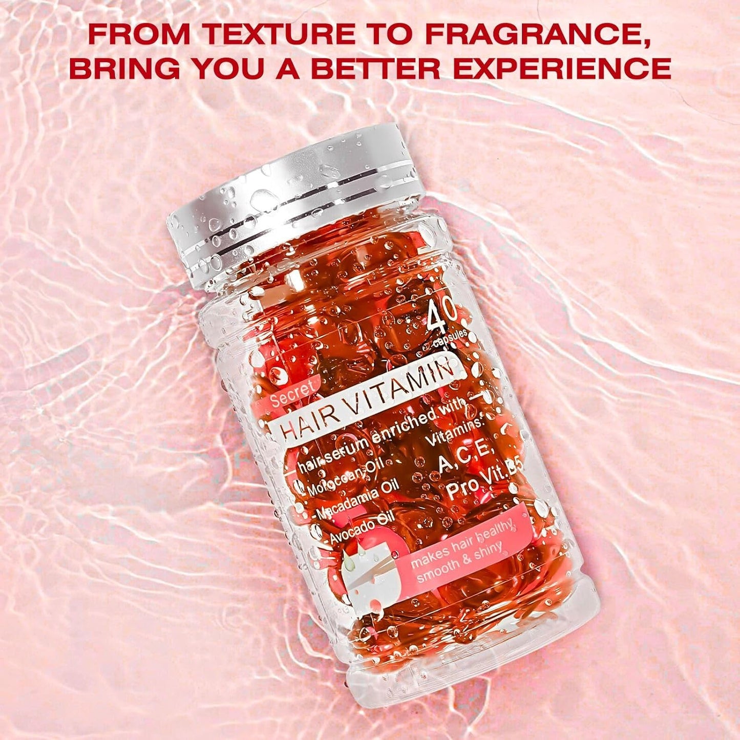 Hair Treatment Serum Capsules with Argan, Macadamia & Avocado Oil