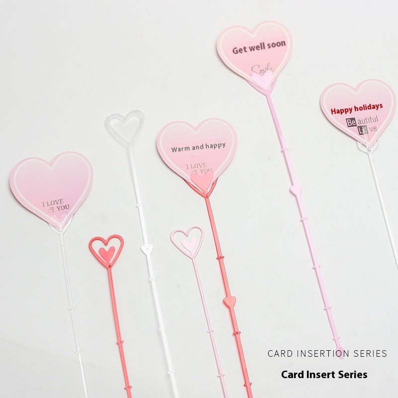 Transparent Plastic Flower Card Inserts for Packaging - All Variants Included