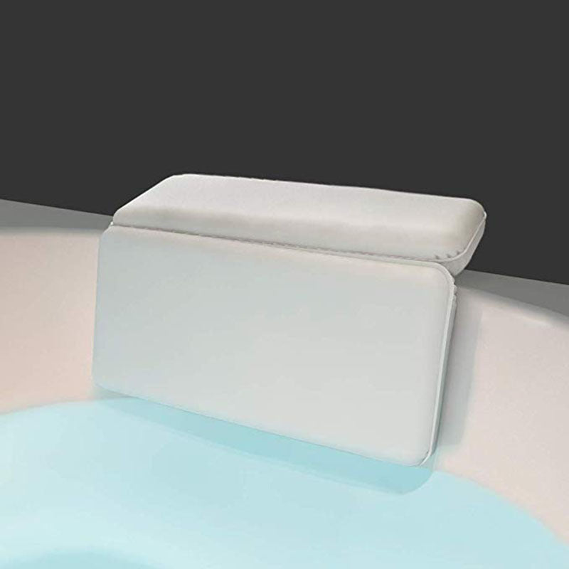 Waterproof Bathtub Pillow with Suction Cups - Spa Bath Cushion 39x31cm
