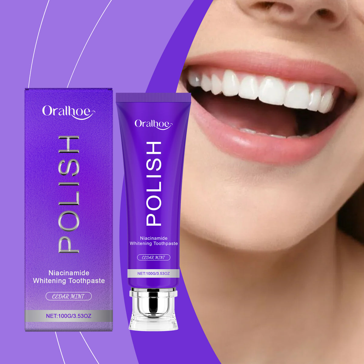Bright White Fresh Breath Toothpaste 100g - Oral Care for Clean & Fresh Teeth