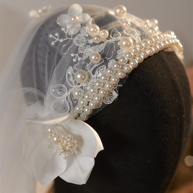 Vintage Flower Pearl Hair Clip - Retro Republic Style Hair Accessory