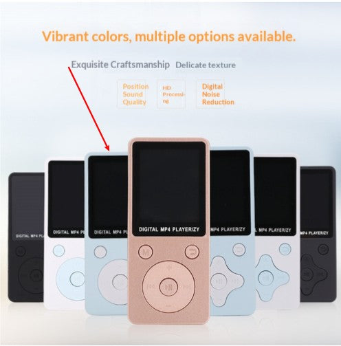 Ultra-Thin MP4 Player with 1.8-inch Screen, FM Radio & Voice Recording
