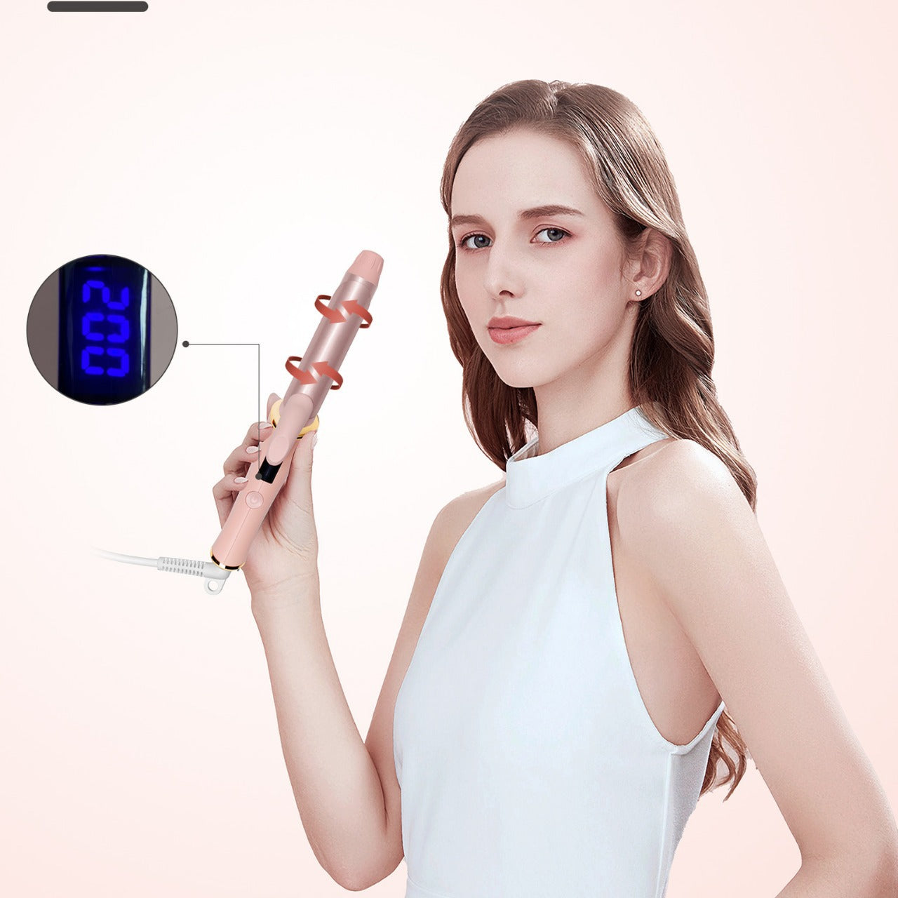 Portable Automatic Hair Curler - Corded Electric Hair Styling Tool