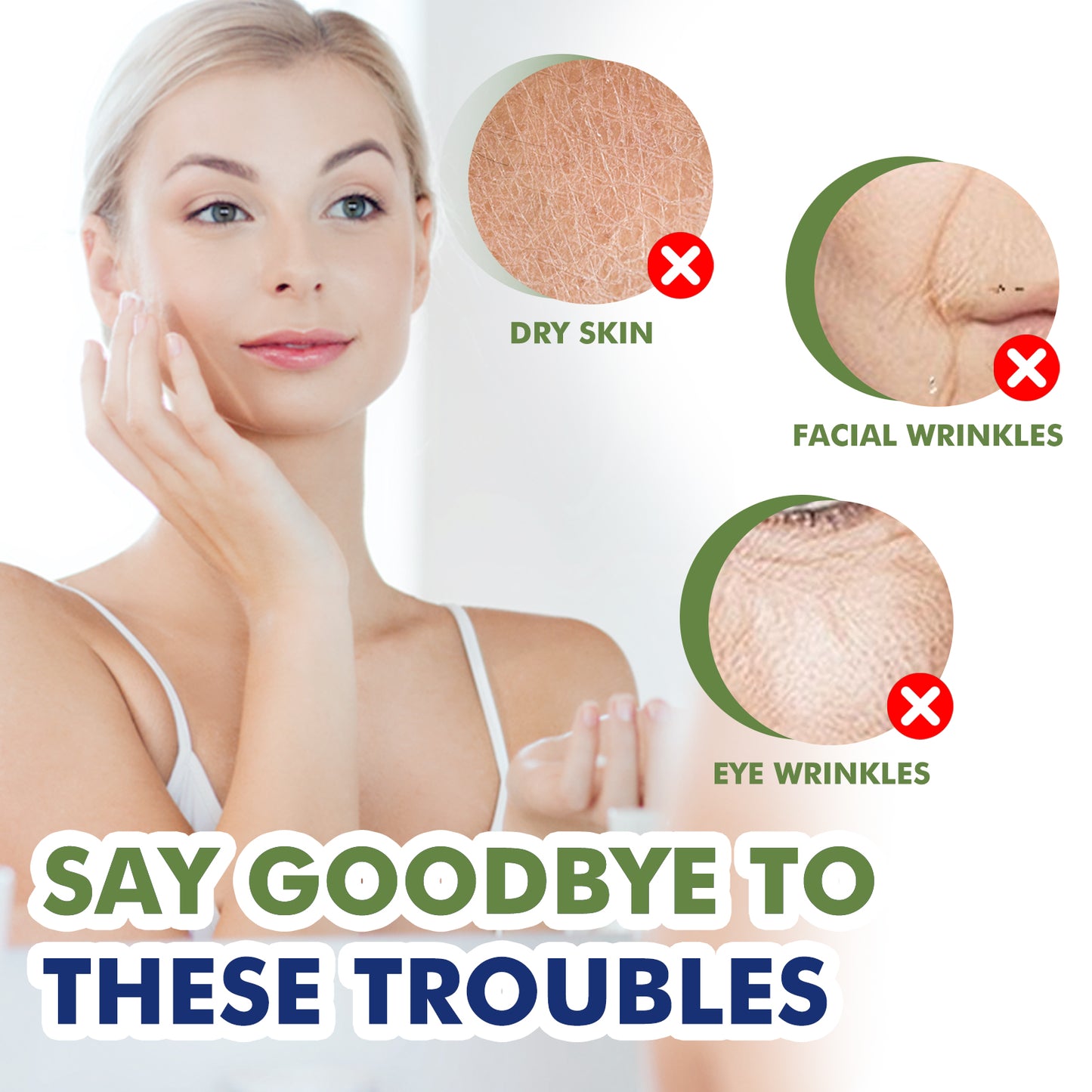 Aloe Vera & Ginkgo Biloba Anti-Aging Facial Cream - Moisturizing Skin Care