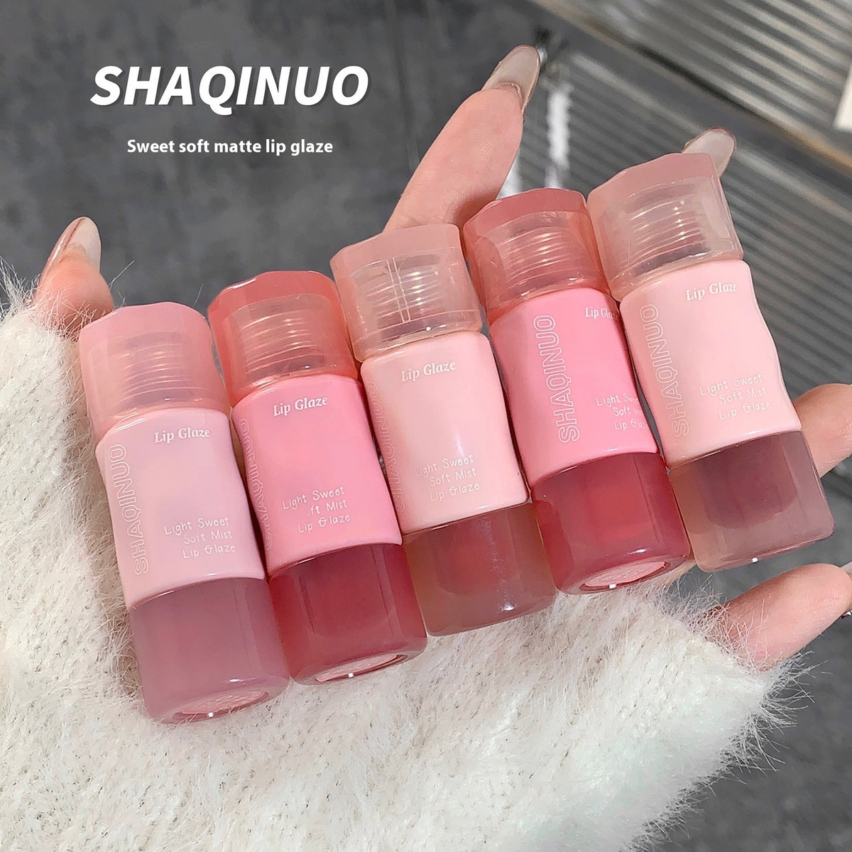 Matte Lipstick Set - Velvet Lip Color No Stain Long-lasting Lip Mud