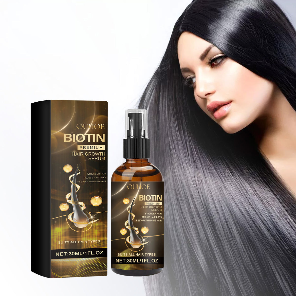 Biotin Hair Oil - 30ml Moisturizing Treatment