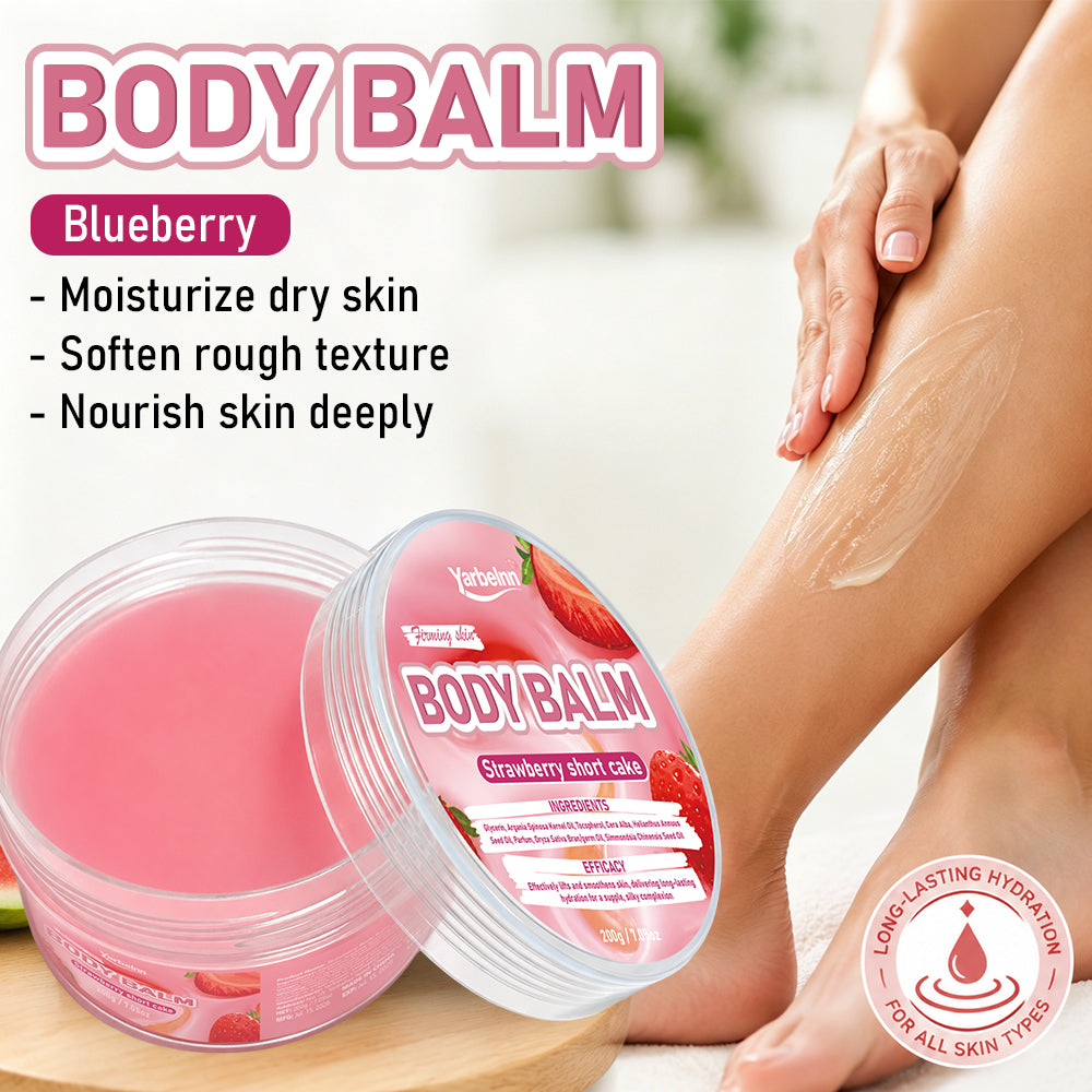 Strawberry Body Butter with Plant Oils