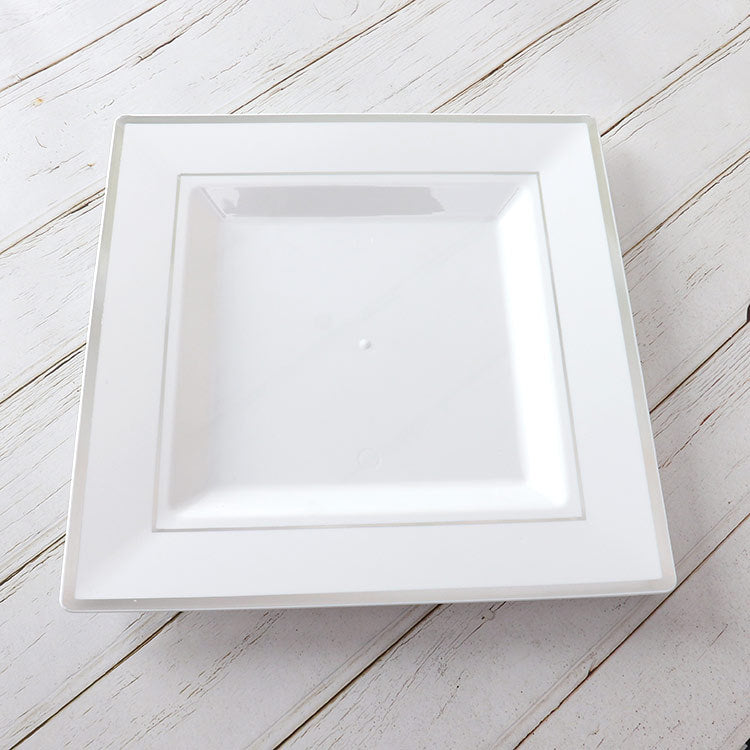 Disposable Plastic Serving Tray for Birthday Party and Picnic, Multiple Styles & Sizes
