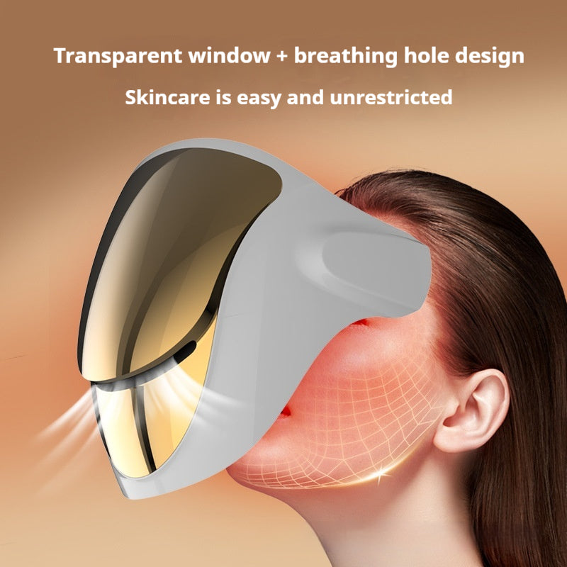 Facial and Neck Care Device with Photon Rejuvenation - White