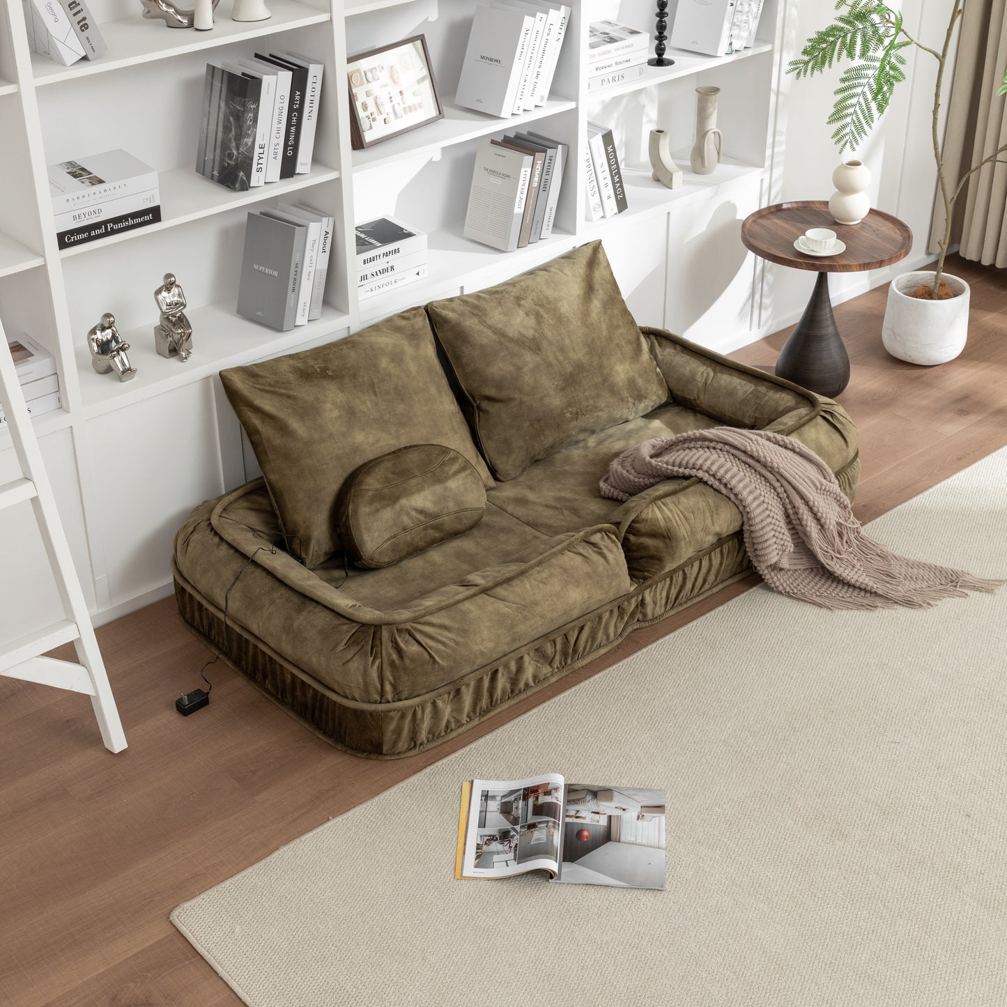 Pet Guardrails for Sofa | Adjustable Floor Bed with Comfort Pillows