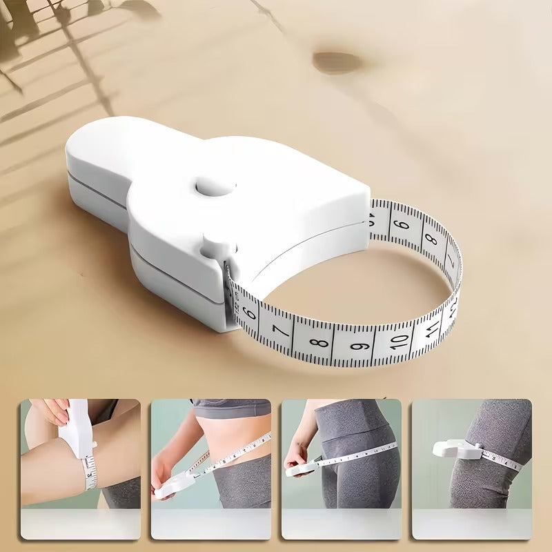3D Body Measurement Ruler - Portable Soft Faux Leather with Lock