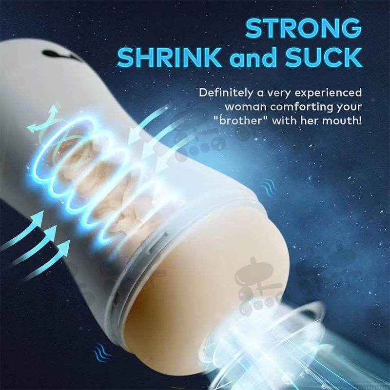 Automatic Exercise Clip Suction Airplane Bottle - Intelligent Sound Vibration
