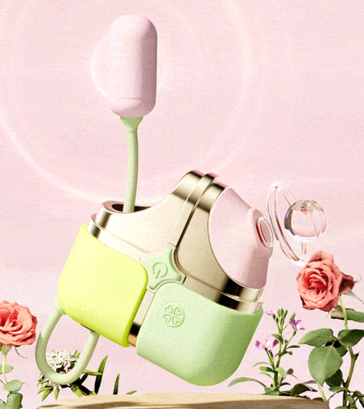 Vibrating Female Masturbator with Suction - Multi-Function Silicone Sex Toy