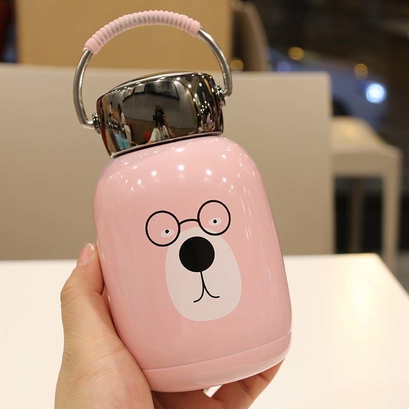 304 Stainless Steel Vacuum Cup with Heat Preservation 230ml - Multiple Colors