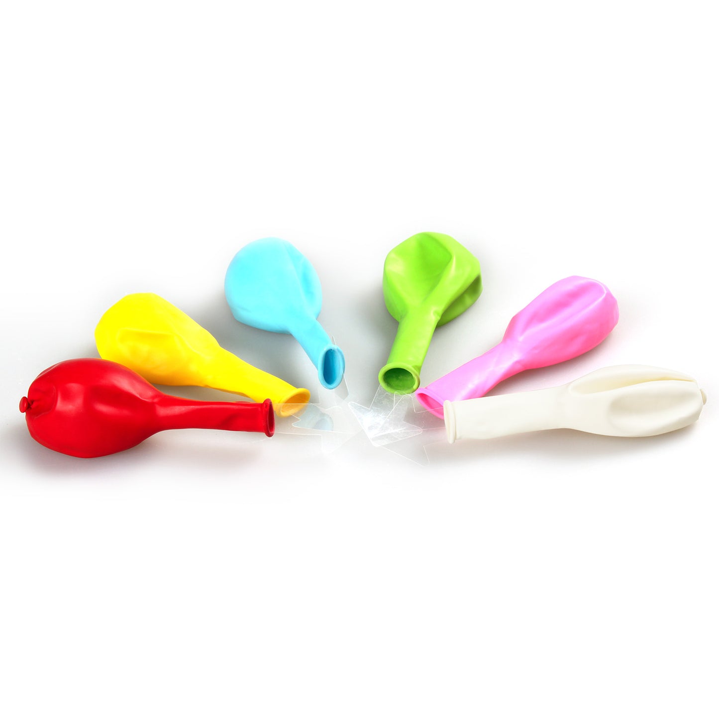 6-Pack LED Light Up Balloons - Colorful Night Lights for Parties