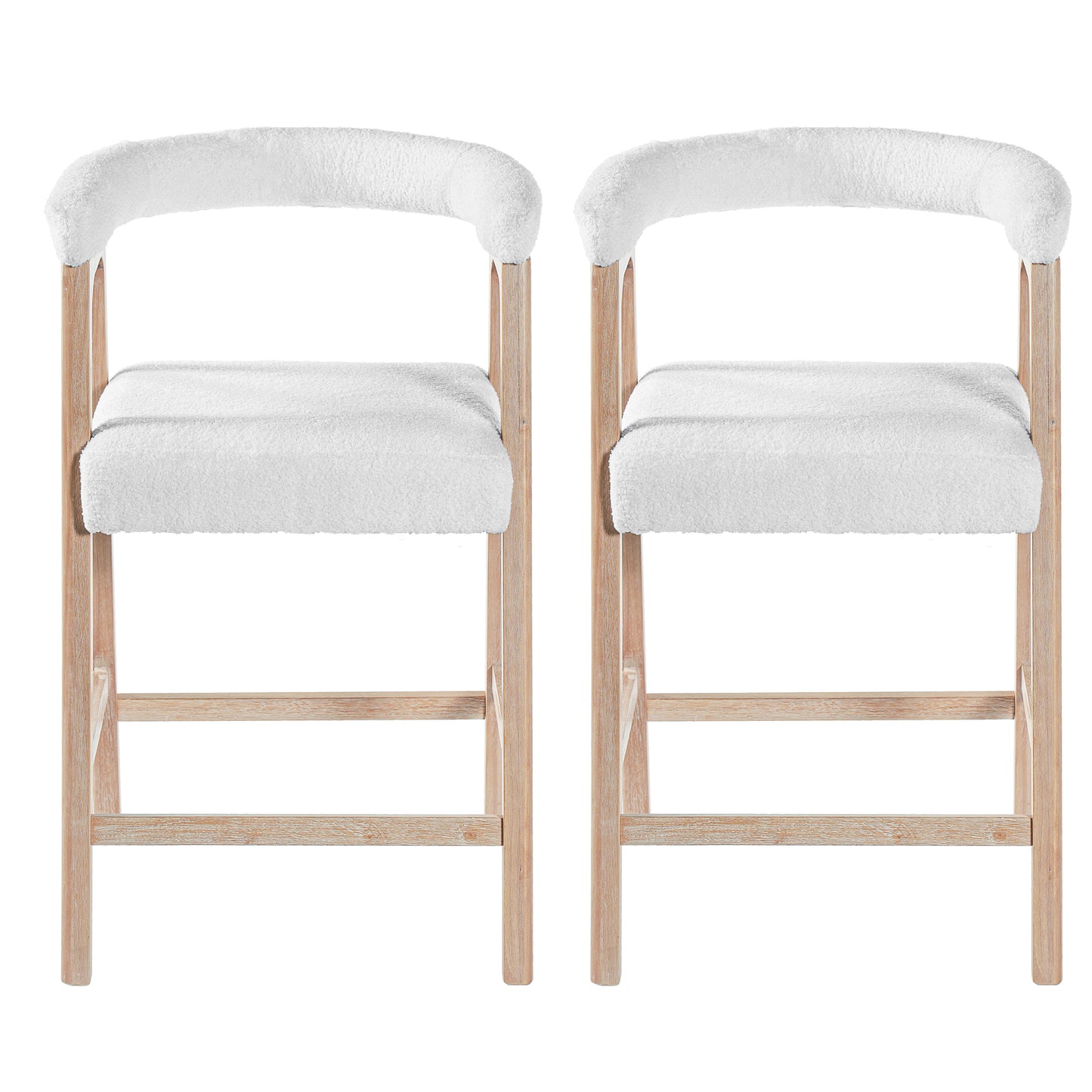 26 Seat Height Bar Stools With Back, Comfortable Counter For Kitchen