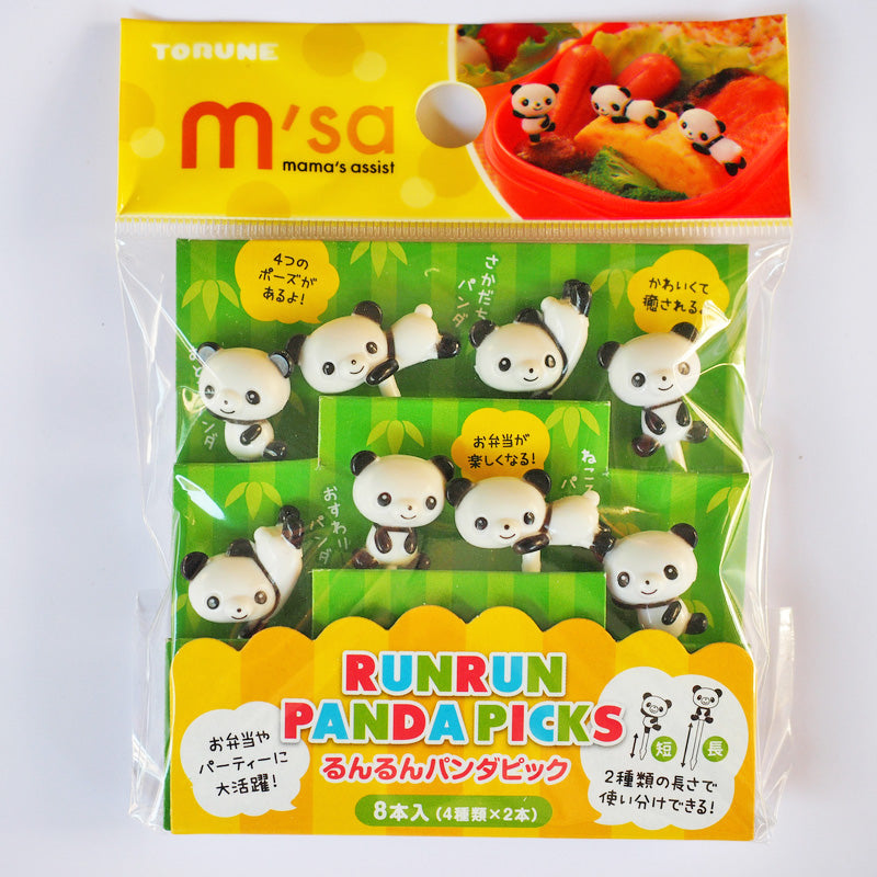 Children's Fruit-Shaped Bento Fork Set - Cute Animal & Character Styles