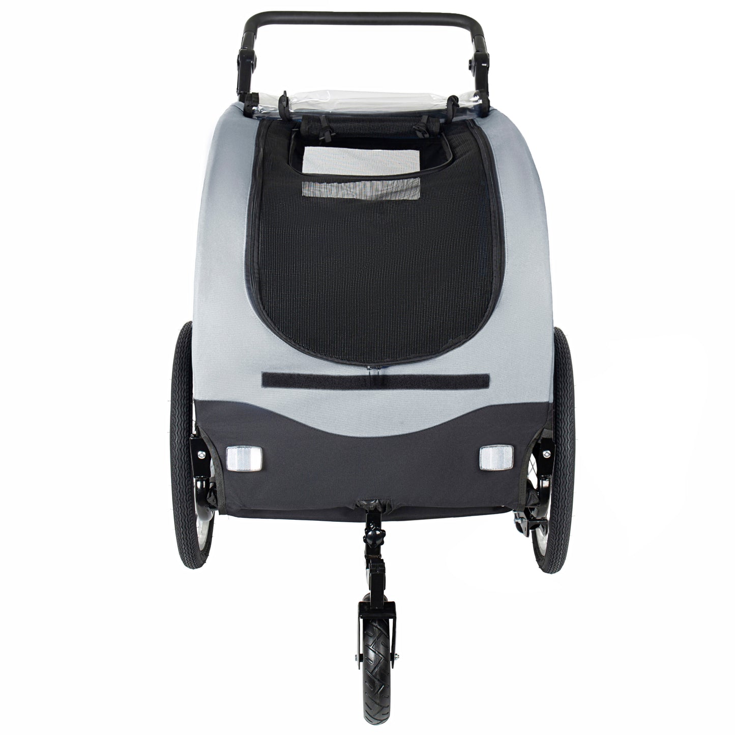 2-in-1 Bike Trailer & Pet Stroller For Dogs Up To 110lbs-Foldable