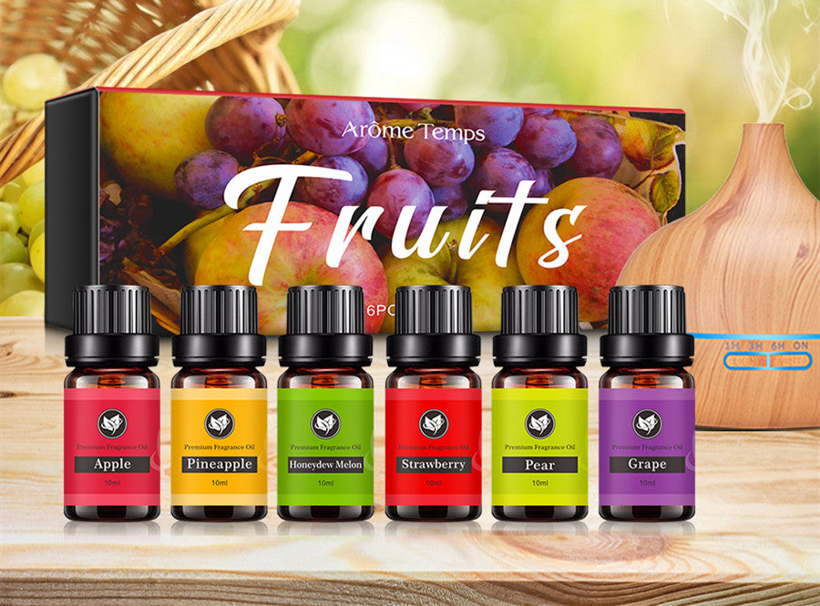 Essential Oil Set - 6 Oils, 60ml, Soothing & Purifying Aromatherapy