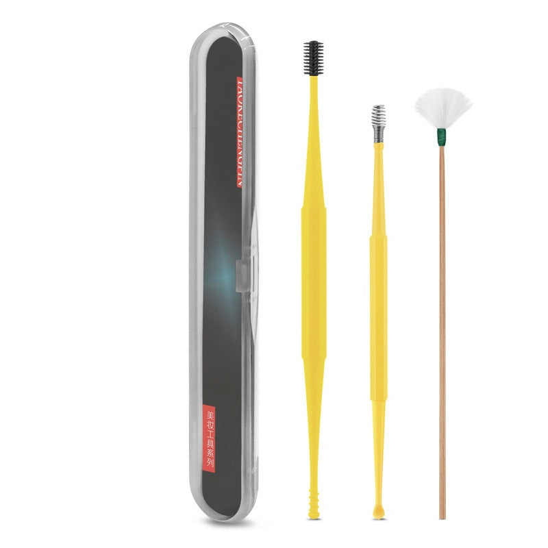 Ear Picking Tools Double-Head Silicone Ear Curette Spiral Massage Device