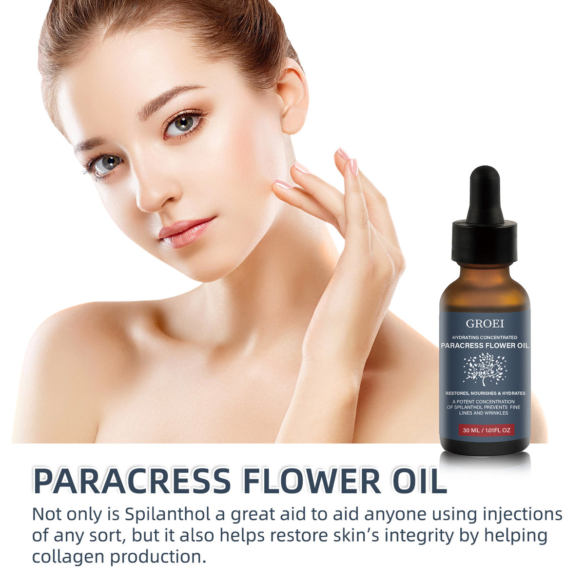 Moisturizing Anti-Wrinkle Serum - Hydrating Facial Care for All Skin Types 30ml