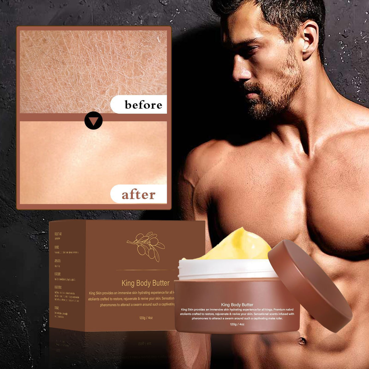 Relieve Skin Dryness Gulong Body Moisturizer