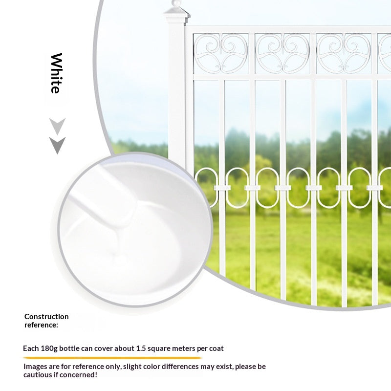 Door Rail Renovation Set with Brush and Paint for Home & Garden