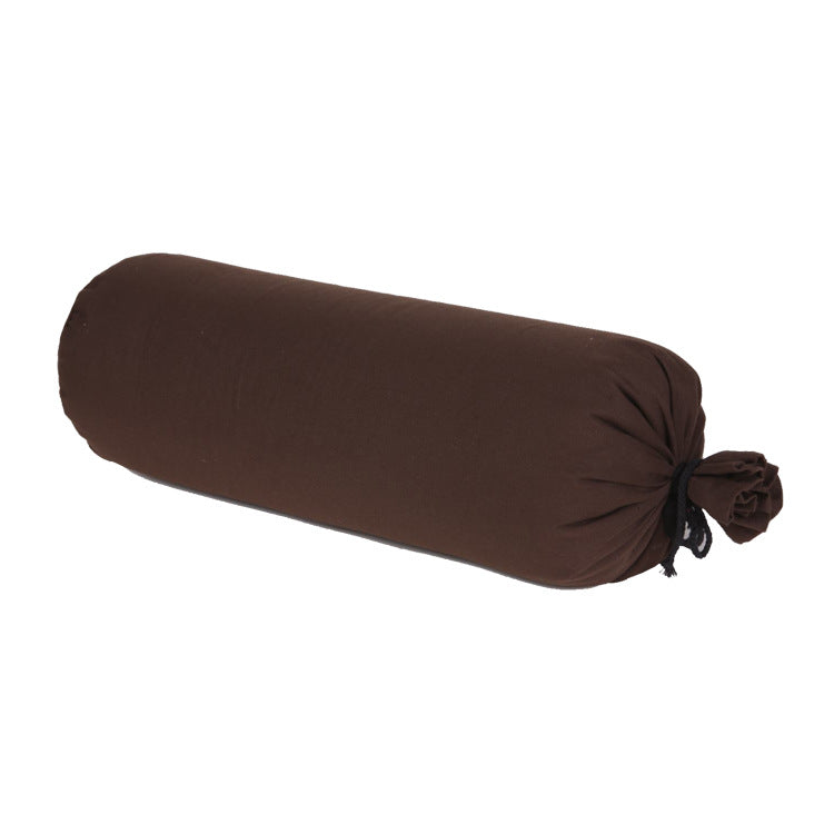 Pregnant Women's Cylindrical Yoga & Waist Support Pillow - Buckwheat Filled