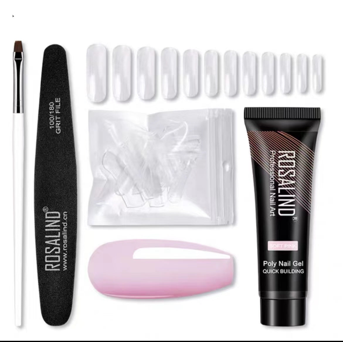 Poly Nail Gel Extension Kit for Manicure