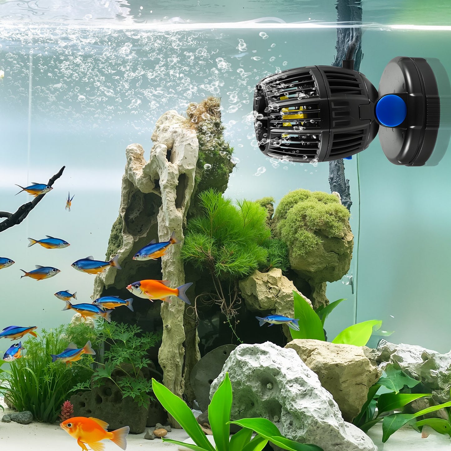 Aquarium Wave Maker 10W DC 24V with Controller & Magnetic Base - Ocean Currents