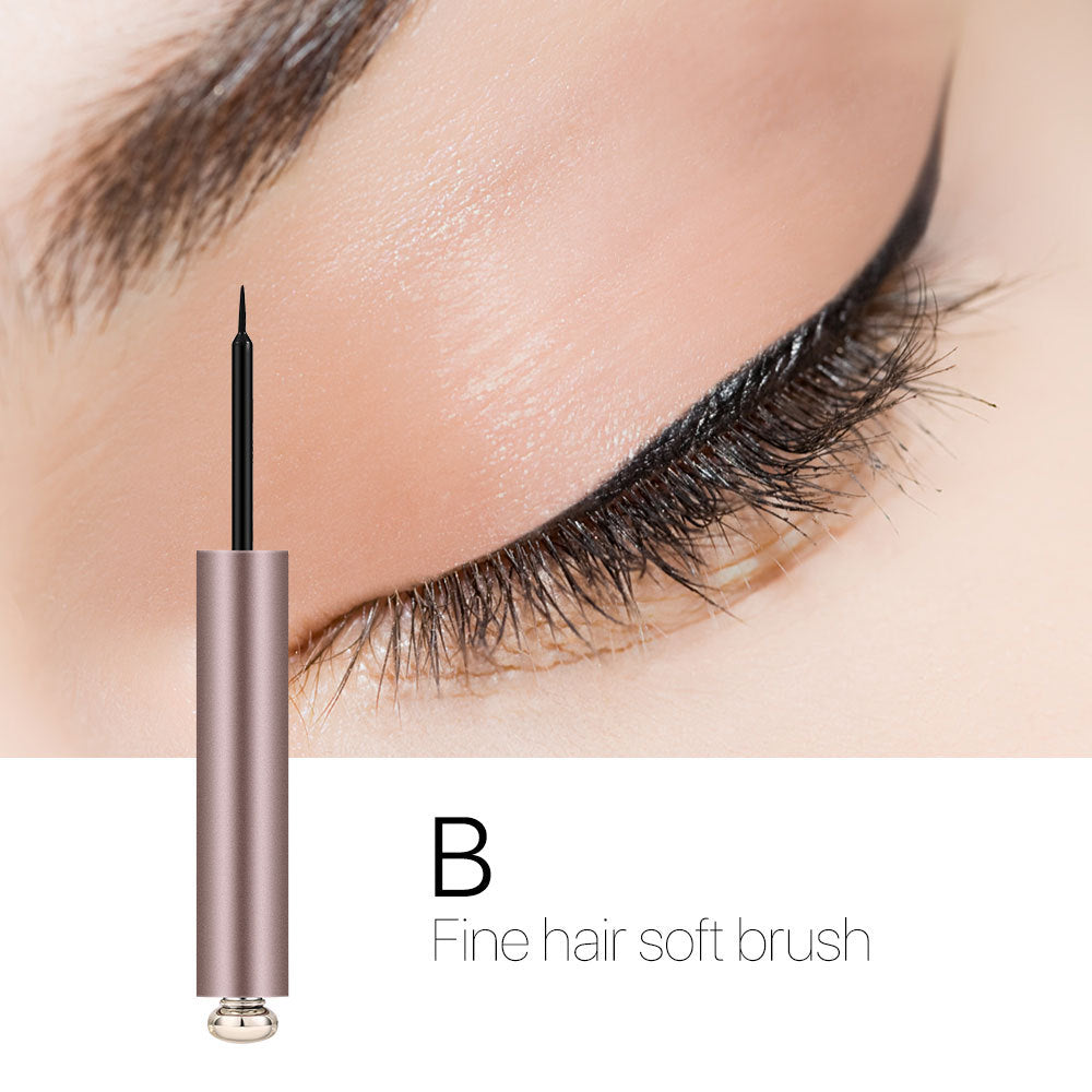 Waterproof Liquid Eyeliner with Quick Dry Formula - No Halo, Beginner Friendly