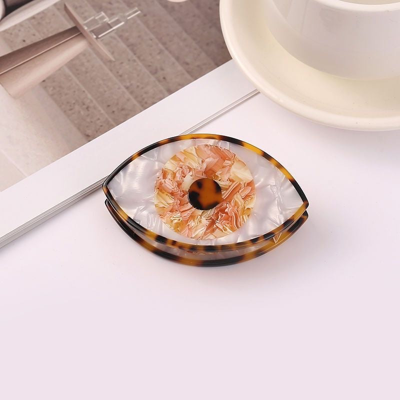 Acetate Hair Clip - Big Eye Design