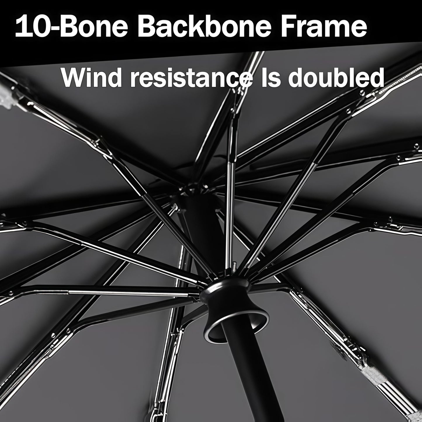 Automatic Foldable Travel Umbrella - Lightweight, Windproof