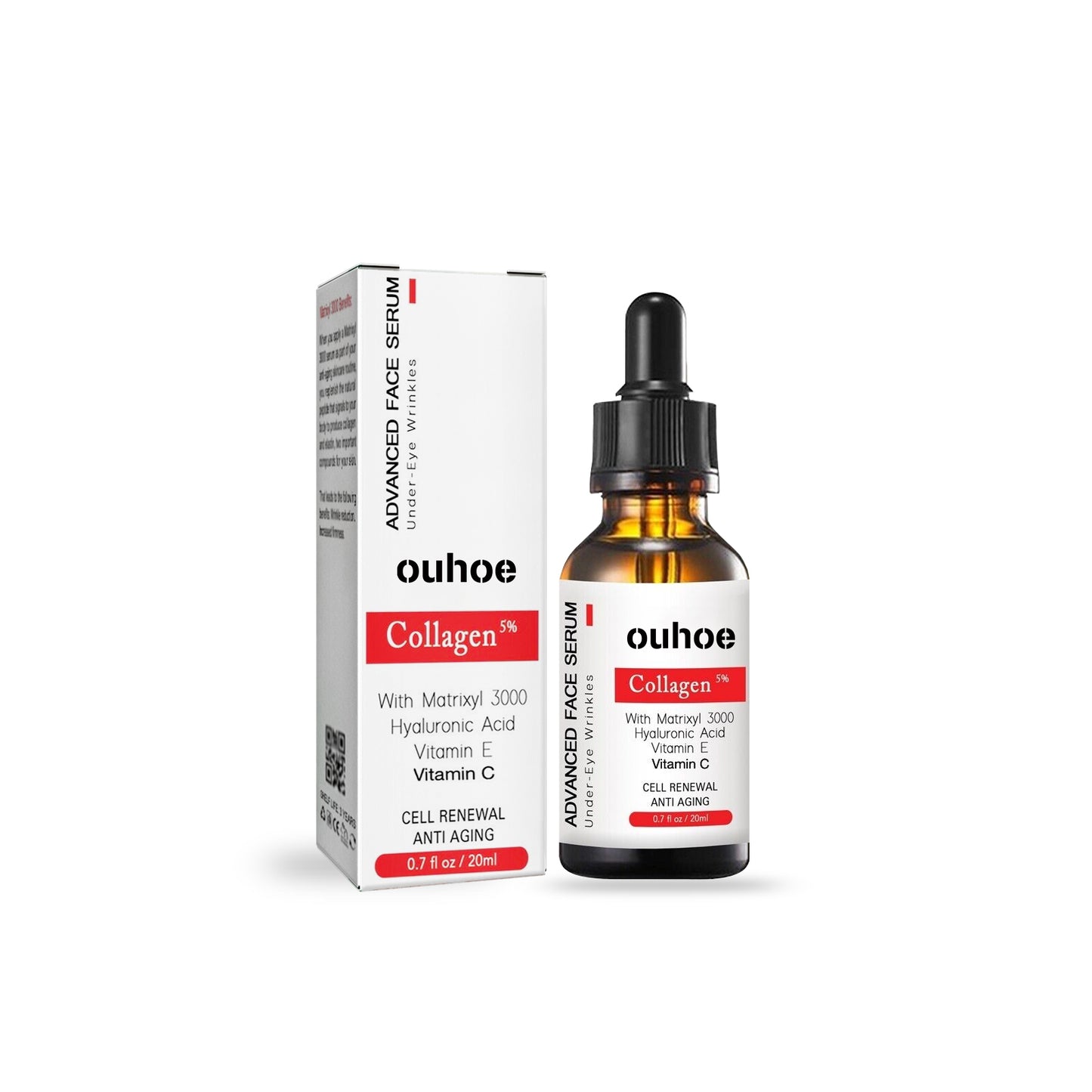 Anti-Wrinkle Collagen Face Serum - Firming & Skin Brightening Essence